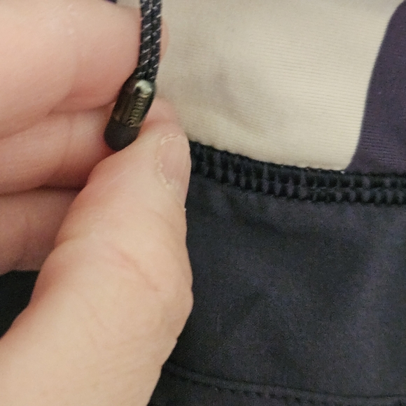 Lululemon Hotty Hot Skirt Cadet Blue Steep Stripe Swift Women's Size 4 Skort - Picture 7 of 10